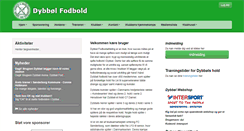 Desktop Screenshot of fodbold.dybbol-iu.dk