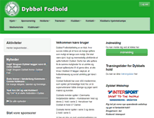 Tablet Screenshot of fodbold.dybbol-iu.dk