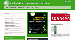 Desktop Screenshot of dybbol-iu.dk